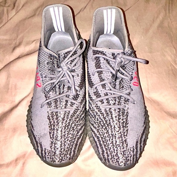 2 Pair Authentic Adidas Yeezy Boost Sneakers 350 V2 - Picture 6 of 6